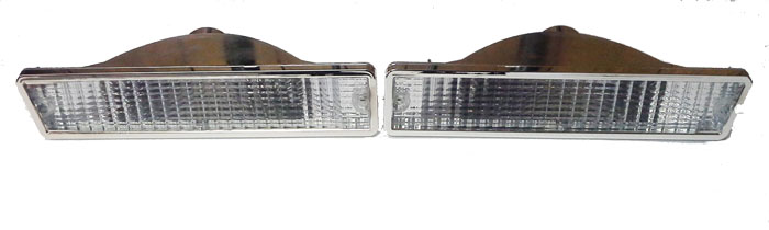 81-88 Olds Cutlass Clear Bumper Marker Lights