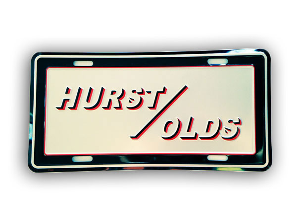 1984 Hurst Olds Stamped license plate