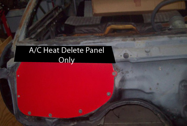 A/C Heat Delete Panel