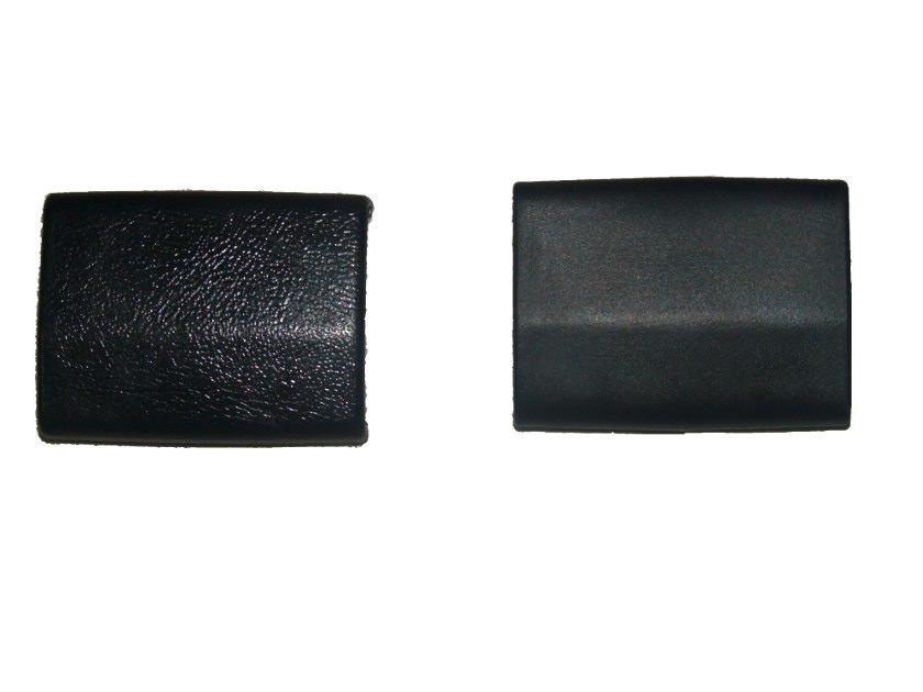 78-88 Seat Belt Buckle Covers Rectangular Each 1590 Black