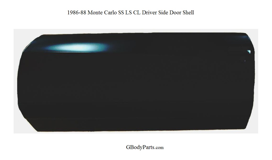86-88 Monte Carlo SS LS CL Door Skins