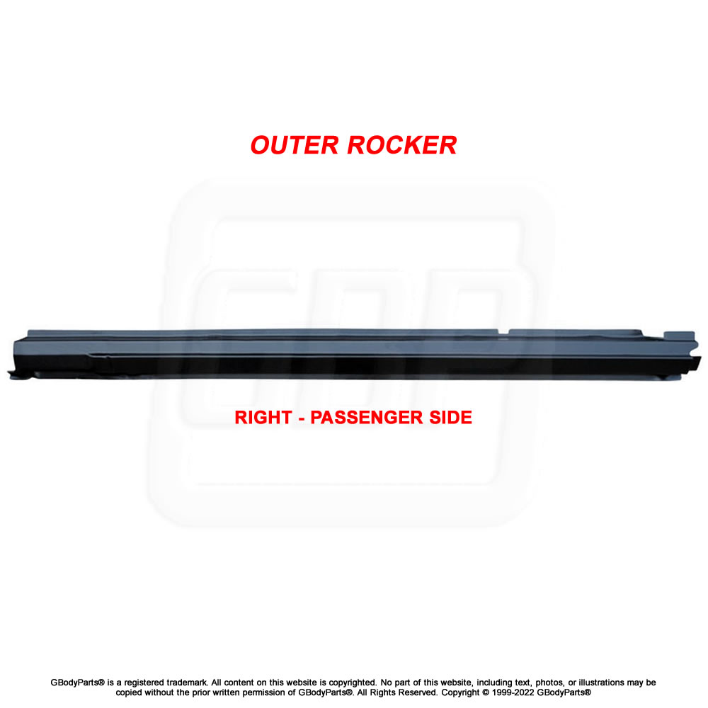 78-88 G-Body OUTER ROCKER PANEL - Passenger Side RH