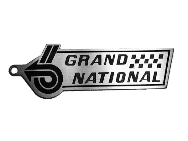 Stainless Grand National Key Chains