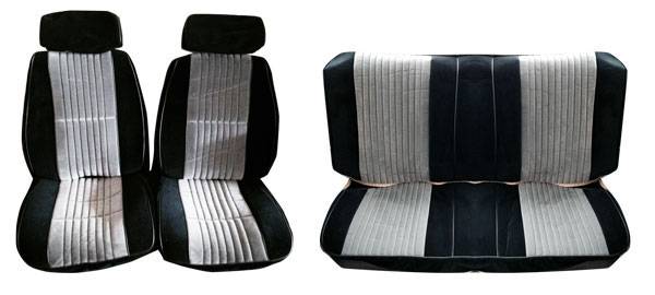 Grand National Reproduction Material Front Bucket Seat, Head Rest and rear Bench Seat Covers