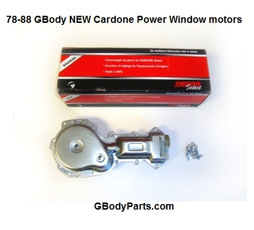 78-88 Gbody New Cardone Power Window Motors