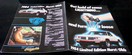 1984 Hurst Olds Lightning Rod GM Dealer Brochure