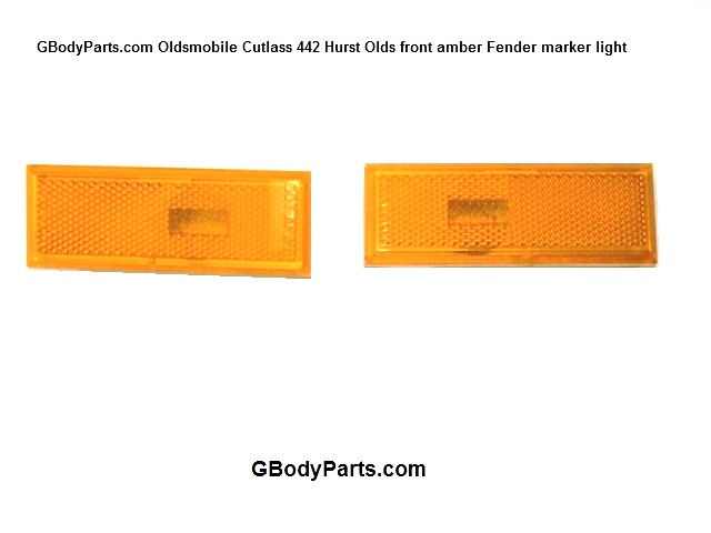 1981-88 Oldsmobile Cutlass Front Fender Marker Lights