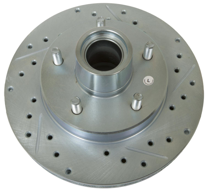 High Performance Cross-Drilled and Slotted Brake Rotors