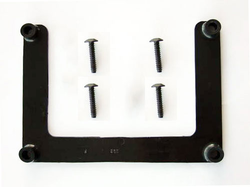 83-88 Monte Carlo SS / El Camino SS with Choo Choo Nose Front License Plate Tag Bracket and Hardware