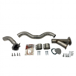 84-85 Turbo Regal Grand National T-Type Hot Air 3" Stainless Steel Downpipe w/ Dump Pipe