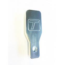 86-87 TURBO T EGR Block Off Plate Turbo T Logo with Bolt 86-87 TURBO T EGR Block Off Plate Turbo T Logo with Bolt