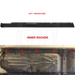 78-88 G-Body Exterior Underside Inner Rocker Panel Driver Side