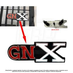 1987 Regal "GNX" Emblem - This replaces the "BUICK" Grille Emblem - New Tooling