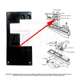 83-84 Cutlass 442 Hurst/Olds 4 Speed Lightning Rod Shifter METAL Mid Plate Dust Shield 83-84 Cutlass 442 Hurst/Olds 4 Speed Lightning Rod Shifter METAL Mid Plate Dust Shield
