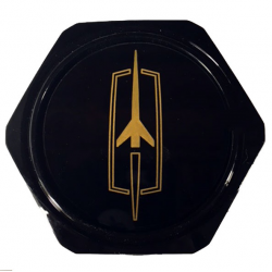 Gold Rocket Logo Center Cap Inlay