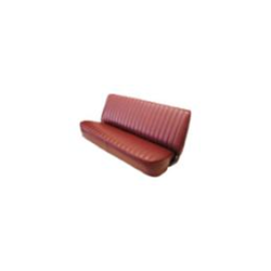 1981-87 Chevrolet Truck Standard Bench Seat Covers - Maroon with 899L Burgundy Velour