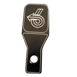 86-87 Grand National 89 TTA EGR Block Off plates With Turbo 6 Logo - Black with Bolt 86-87 Grand National 89 TTA EGR Block Off plates With Turbo 6 Logo - Black with Bolt