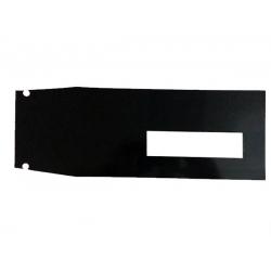 85 Chevrolet Console Shift Plate Black Brushed Insert Replacement