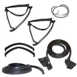 T-top Weather Stripping Seal Package Kit (t-top body, glass, anti-rattle, doors and trunk)