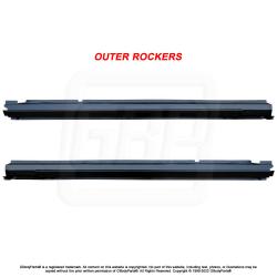 78-88 G-Body OUTER ROCKER PANEL - LH & RH PAIR